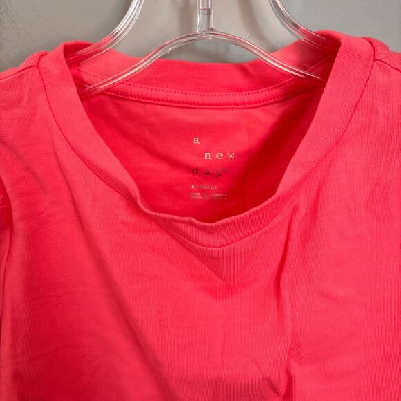 NWT Pink Women's Flutter Sleeve Tee Shirt - Picture 4 of 4